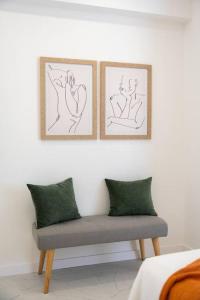 En eller flere senge i et værelse på 1 bedroom flat completely renovated.