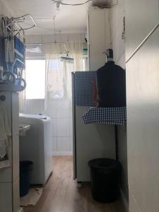 Et badeværelse på Espaço acolhedor, no Guarujá