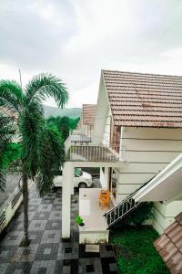 Balkón nebo terasa v ubytování SkYVIEW VILLA