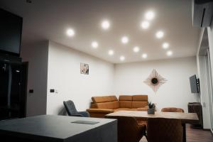 Posezení v ubytování Fitromax Apartmanház