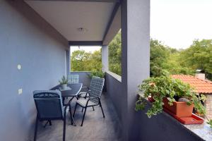 Balkón nebo terasa v ubytování Apartments Cindric