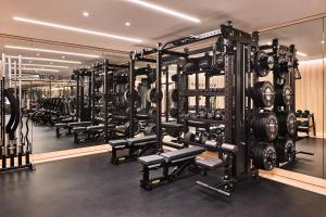 Fitness centrum a/nebo fitness zařízení v ubytování Bvlgari Hotel Milano