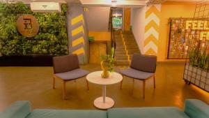 Χώρος καθιστικού στο Hotel El Peñon by Bithotels