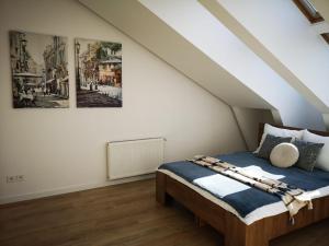 Postel nebo postele na pokoji v ubytování Premium Apartament Stary Rynek