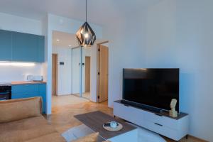 TV a/nebo společenská místnost v ubytování Cozy Stay Apartement