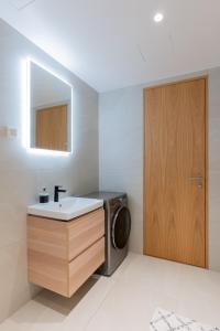 Koupelna v ubytování Cozy Stay Apartement