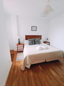 Posteľ alebo postele v izbe v ubytovaní BOLIVIA beach apartments