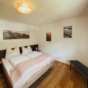 Voodi või voodid majutusasutuse Apartment Goldene Mitte toas