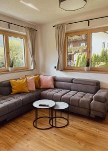 Istumisnurk majutusasutuses Apartment Goldene Mitte