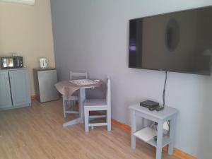 Kuchyň nebo kuchyňský kout v ubytování Obesa Lodge