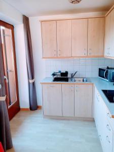 A kitchen or kitchenette at Weinberg Apartments