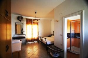 Koupelna v ubytování Hotel Rigakis