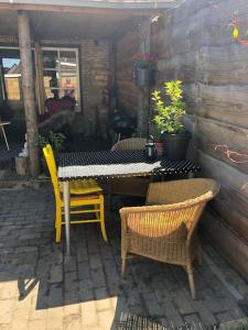 Patio nebo venkovní prostory v ubytování Sfeervol loft in Koudum