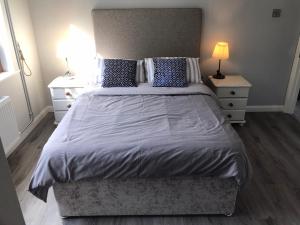 Postel nebo postele na pokoji v ubytování sea haven