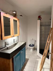 Koupelna v ubytování Villa CECILIA