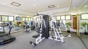 Das Fitnesscenter und/oder die Fitnesseinrichtungen in der Unterkunft Fiji Gateway Hotel