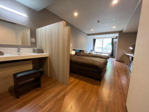ryokan 天龍にあるベッド