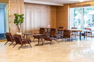 Posezení v ubytování Hotel The Grang Seogwipo
