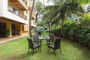 Veeraas Strand Park Apartment by Alaya Stays外面的花园