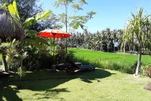 Zahrada ubytování Bali Beach Eco Villas Bali Batu Beach Hut