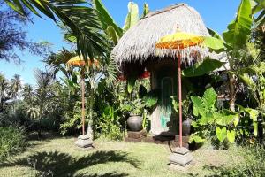 Zahrada ubytování Bali Beach Eco Villas Bali Batu Beach Hut