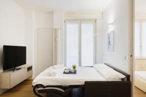Krevet ili kreveti u jedinici u objektu Easylife - Casa Moderna vicino City Life