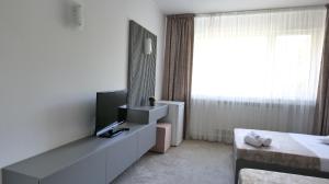 TV in/ali zabaviščno središče v nastanitvi Hotel Parc