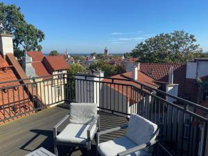 Balkón nebo terasa v ubytování DR Apartments - Loft 2