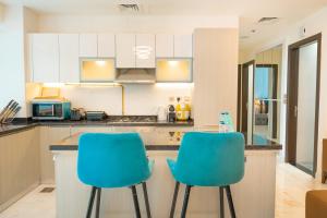 Kuchyň nebo kuchyňský kout v ubytování FAM Living - Bayz Tower by Danube - Business Bay + 55 fotografií