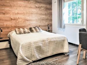 Postel nebo postele na pokoji v ubytování Holiday Home Weekend duo by Interhome