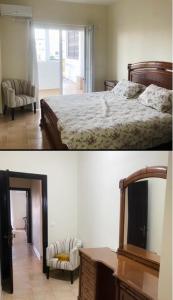 Un ou plusieurs lits dans un hébergement de l'établissement Appartement à résidence Ap8 , marina , saidia