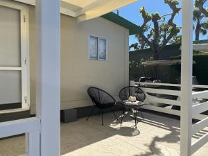 Balkón nebo terasa v ubytování Camping Platja Cambrils