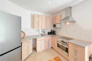 Køkken eller tekøkken på Ferienhaus Meer