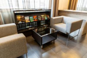 Posezení v ubytování Hotel Aroi Ponferrada