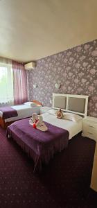 Voodi või voodid majutusasutuse Hotel Olimp toas