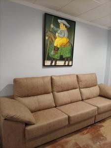 Posezení v ubytování Hostal San Cayetano