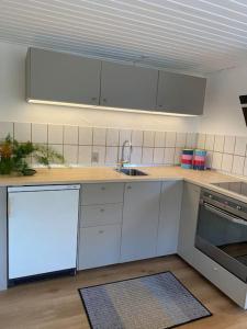 A kitchen or kitchenette at Ferielejlighed til 2 personer