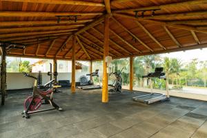 Fitness centrum a/nebo fitness zařízení v ubytování Imperatriz Paraty Hotel
