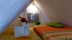 Postel nebo postele na pokoji v ubytování Ferienwohnung am Weidachbach