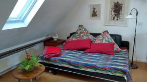 Postel nebo postele na pokoji v ubytování Ferienwohnung am Weidachbach