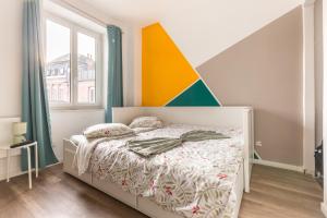 Posteľ alebo postele v izbe v ubytovaní Grande maison 12Personnes 4CH-2SDB - Êxterieur -proche Lille