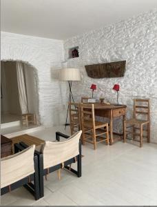 Posezení v ubytování Apartamento Palau Cadaques