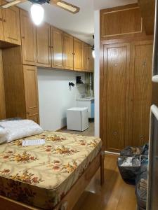 Ένα ή περισσότερα κρεβάτια σε δωμάτιο στο Loft no Hotel Quitandinha