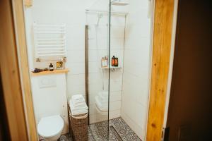 Kúpeľňa v ubytovaní Apartmán v Jungovom dome - v centre Štiavnice