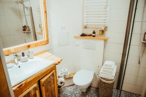 Kúpeľňa v ubytovaní Apartmán v Jungovom dome - v centre Štiavnice
