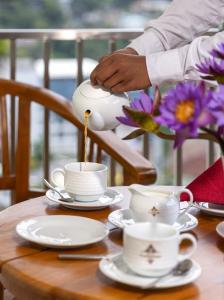 Set per la preparazione di tè e caffè presso Hotel Cassendra