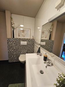 Koupelna v ubytování Perfect place for tromsø holiday