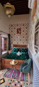 Posezení v ubytování Riad Fes Touria Palace
