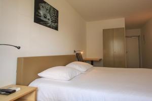 Voodi või voodid majutusasutuse St-Janshof Hotel toas