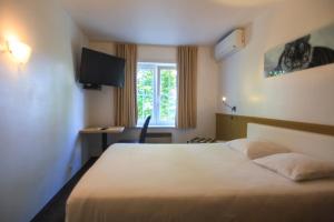 Voodi või voodid majutusasutuse St-Janshof Hotel toas